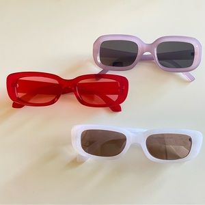 90s rectangle sunglasses